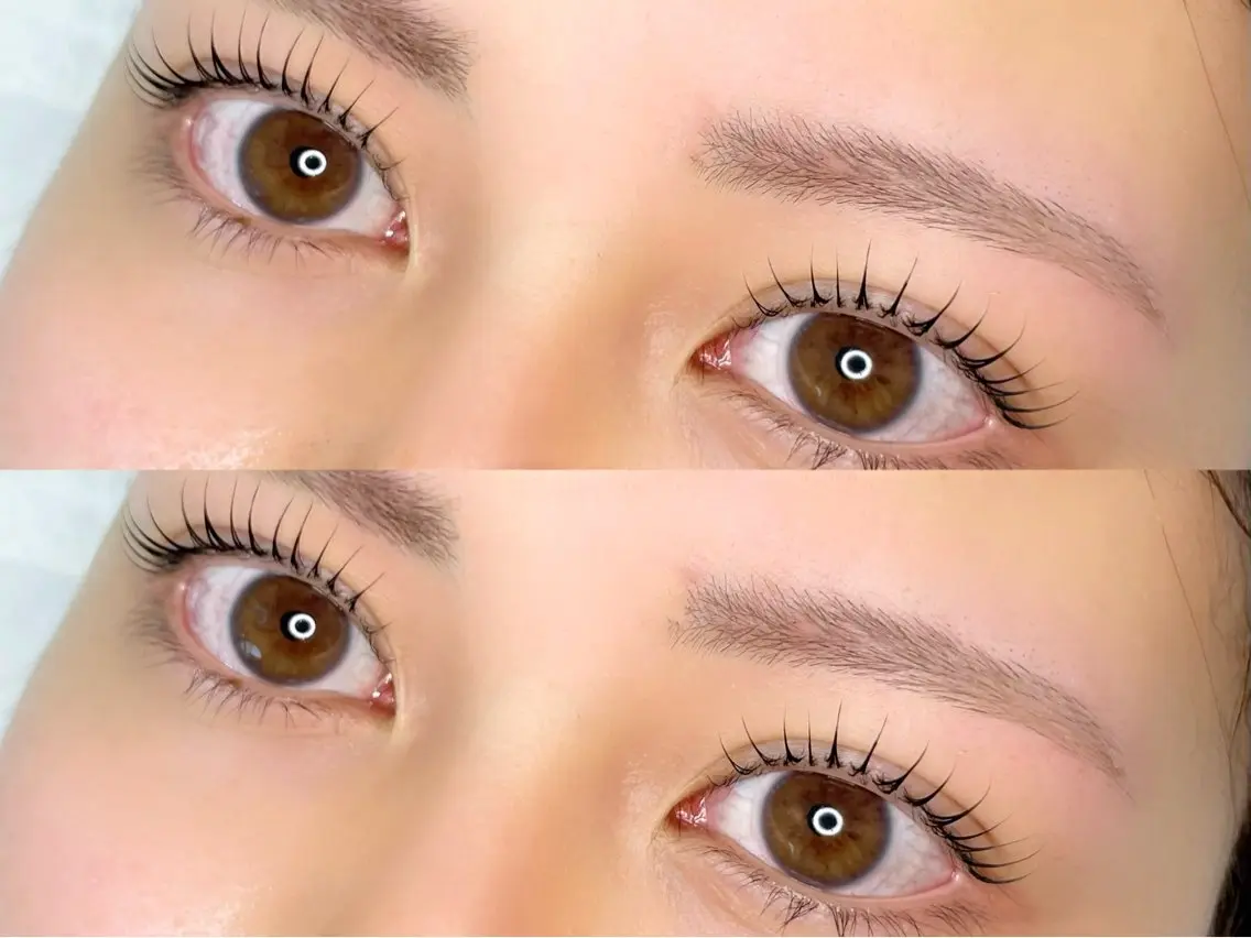 マツエク・マツパ 一重×まつ毛パーマ Po eyelash ・:* 下北沢のマツエク・マツパデザイン