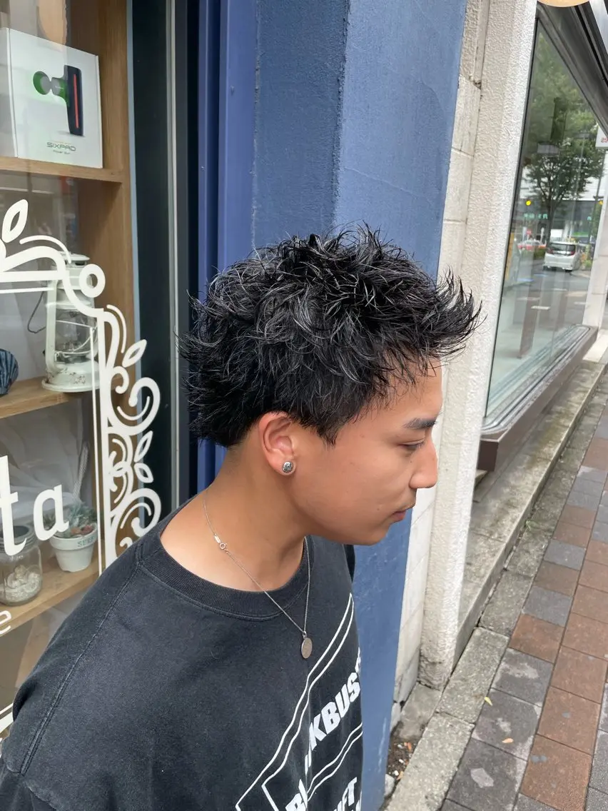メンズ カット パーマ 大宮/メンズパーマ 関勇也のヘアスタイル