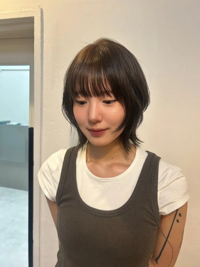 ショート カラー 透明感カラー chisaのヘアスタイル
