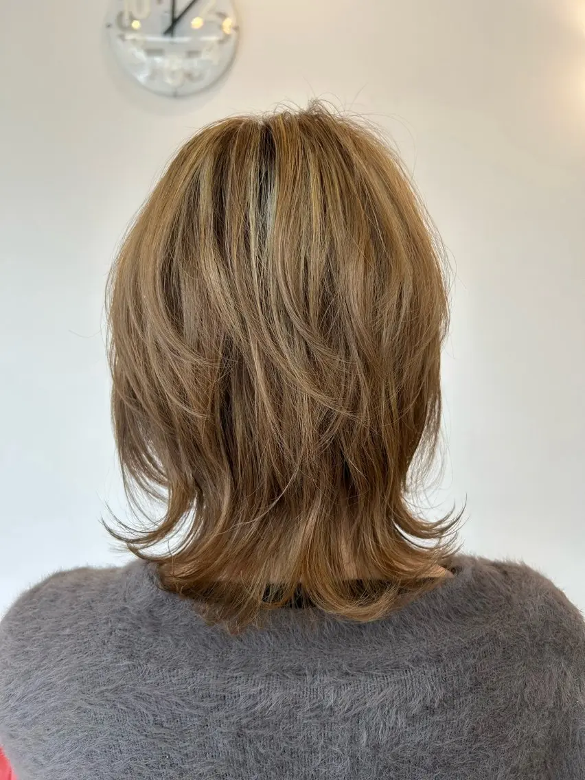 ミディアム カット ヘアカラー トリートメント PazRood 山下のヘアスタイル