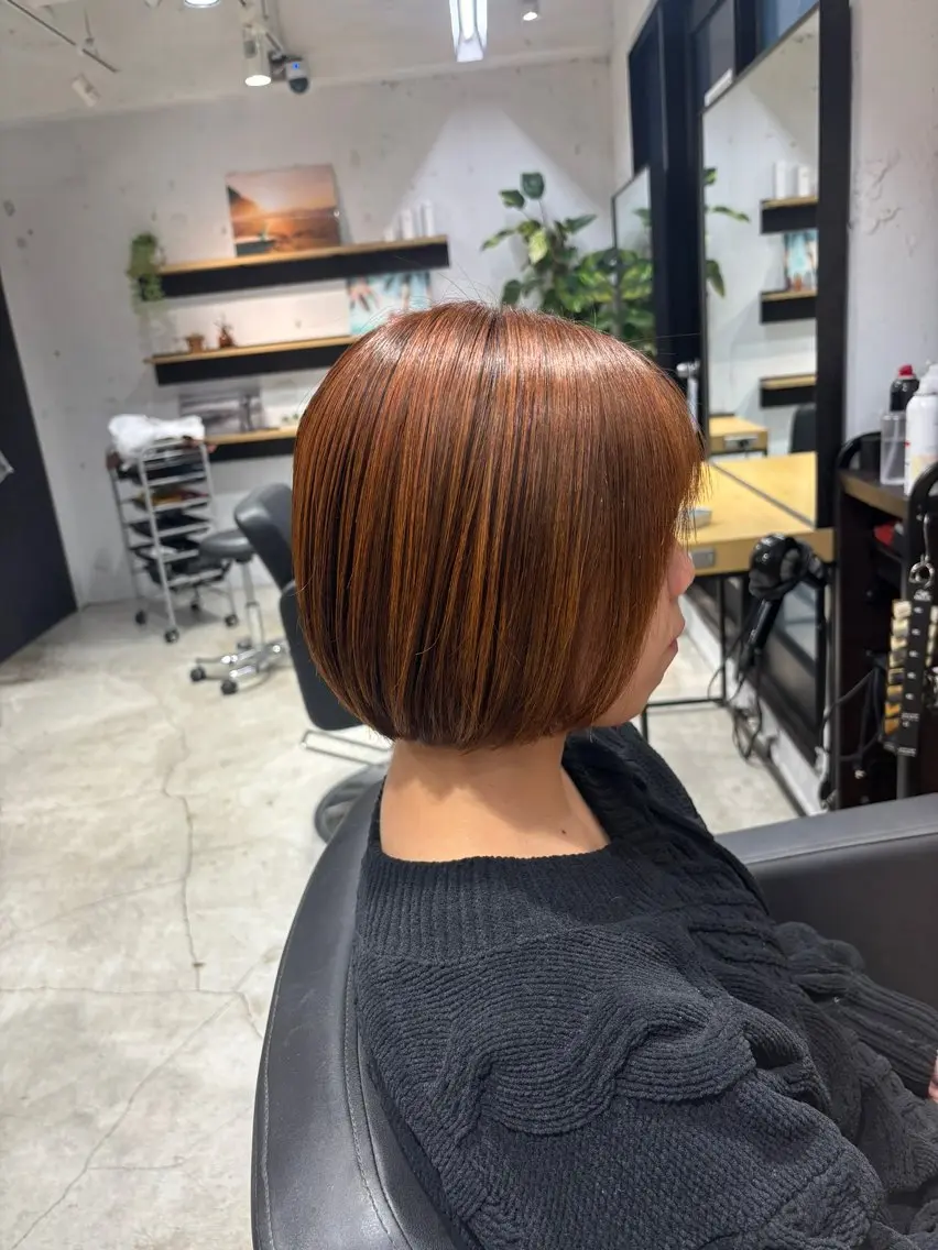 ショート ボブ ✨髪質改善ストレート ×ミニボブ✨萩原 翼のヘアスタイル