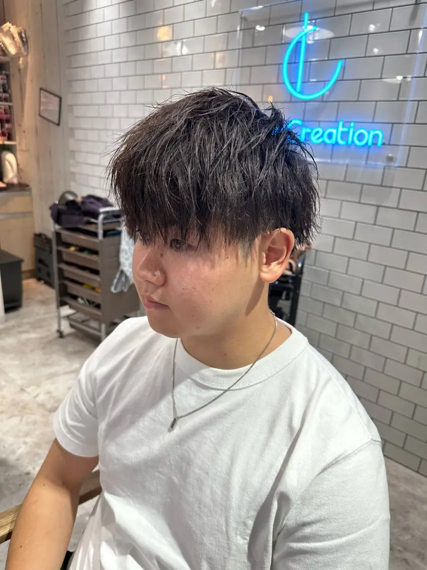 メンズ カット 💎メンズカット /フェザー/細野💎のヘアスタイル