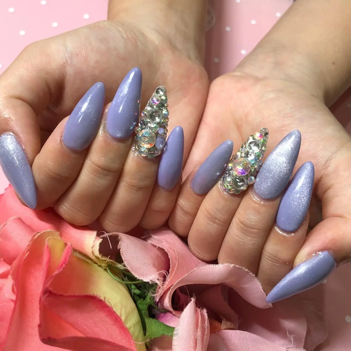 ロング ネイル クリアネイル ジェルネイル マグネットネイル スカルプネイル ハンドネイル 《LB》ラブリエ Nail&eyeのマツエク・マツパデザイン