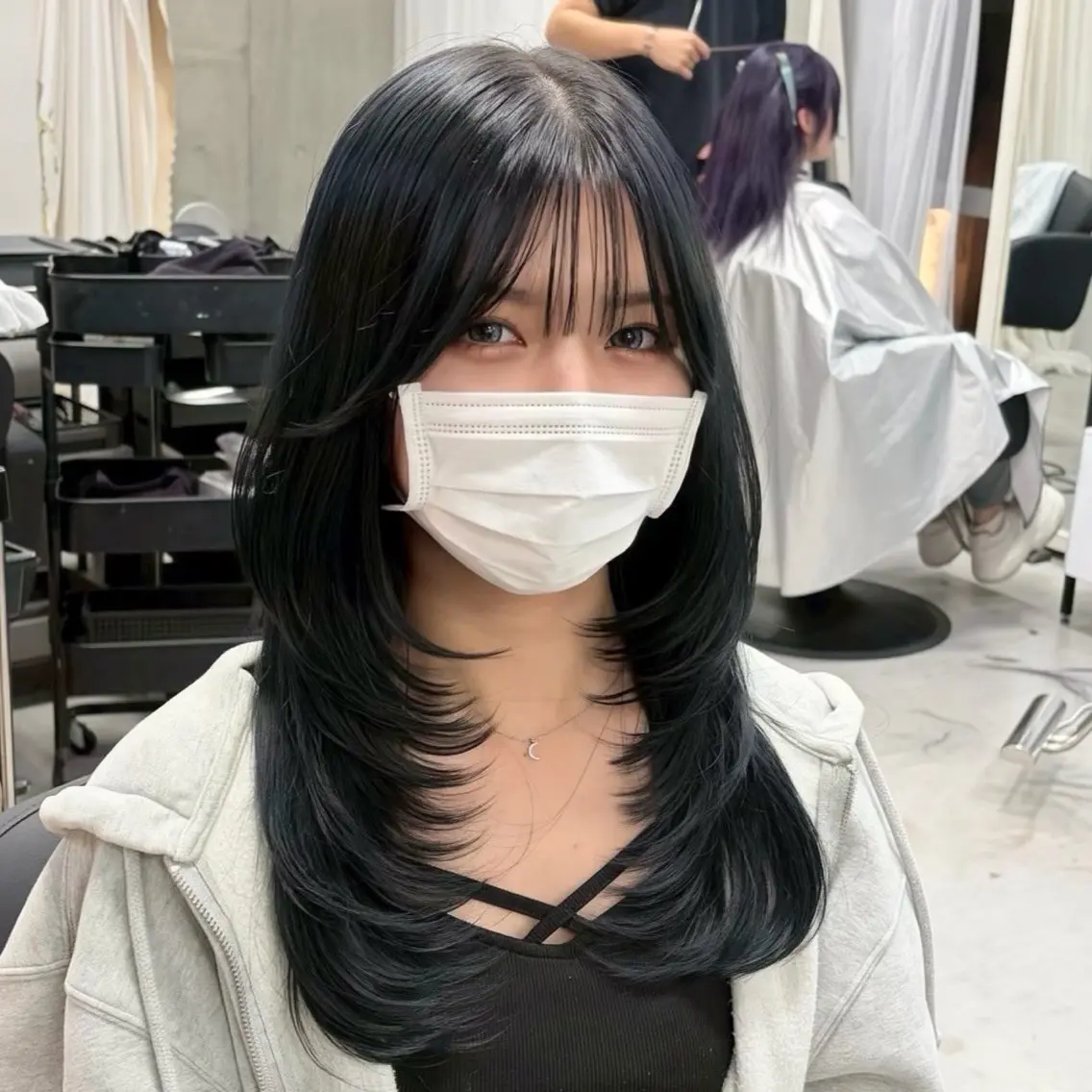 【髪質再生✧*｡】似合わせカット+韓国艶カラー+BYKARTEトリートメント🌸◦°の写真