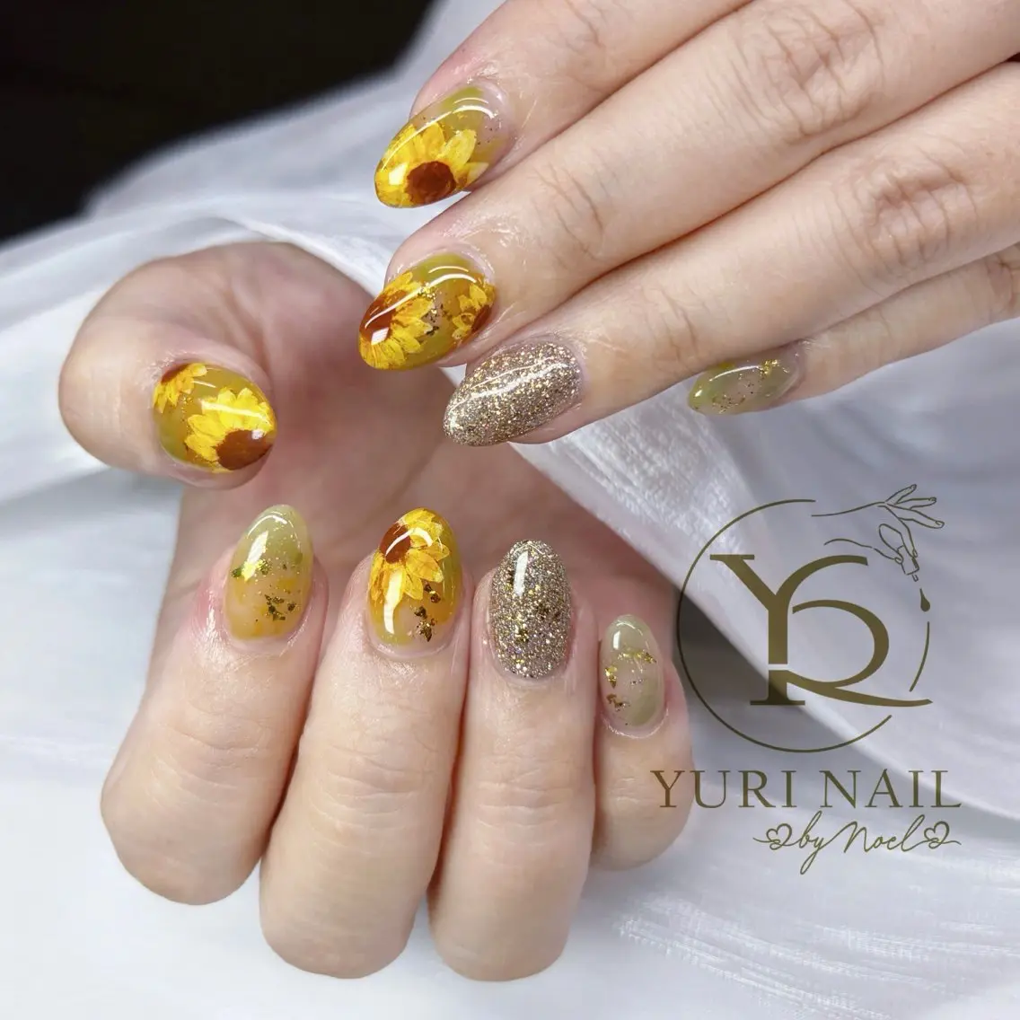 ネイル チークネイル フットネイル フレンチネイル グラデーション キラキラネイル ハンドネイル フットネイル ハンドケア YURI Nail Funabashiのネイルデザイン