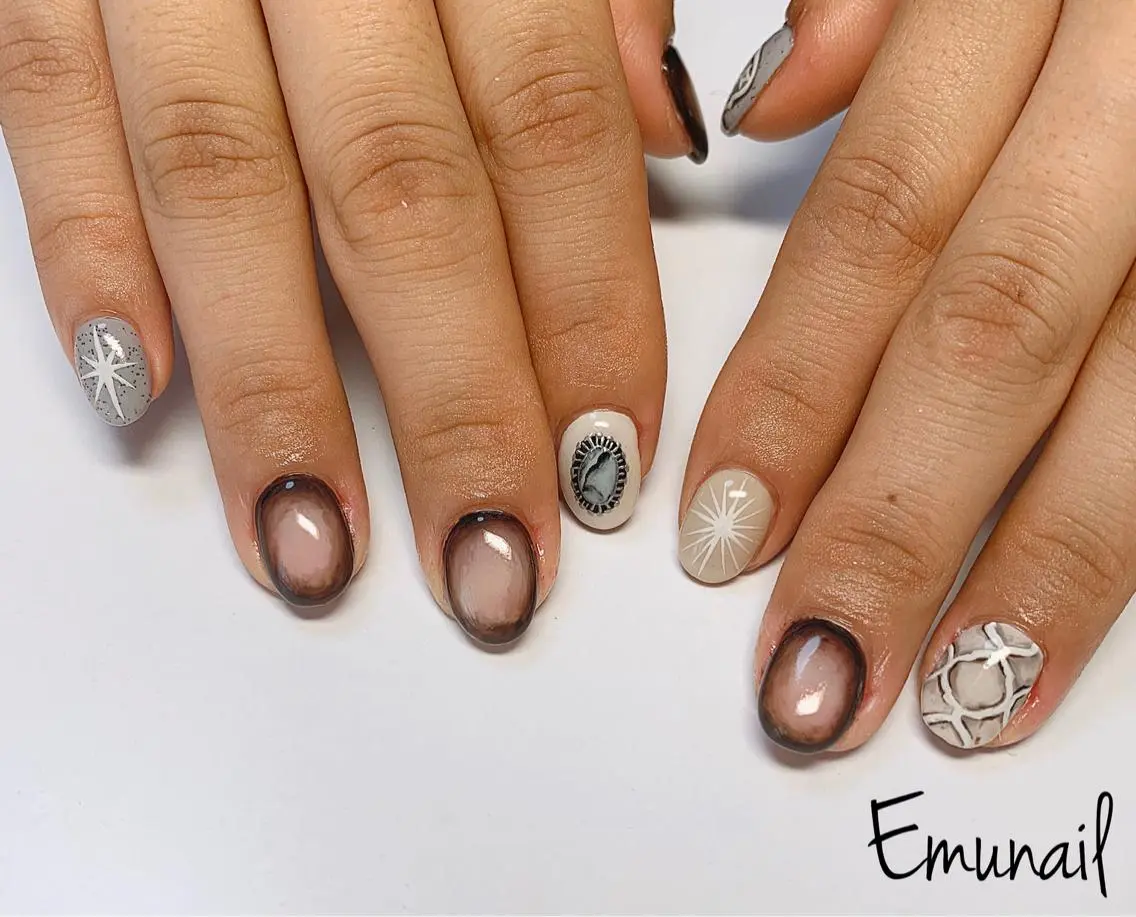 ネイル アートネイル ハンドネイル Emu Nailのネイルデザイン