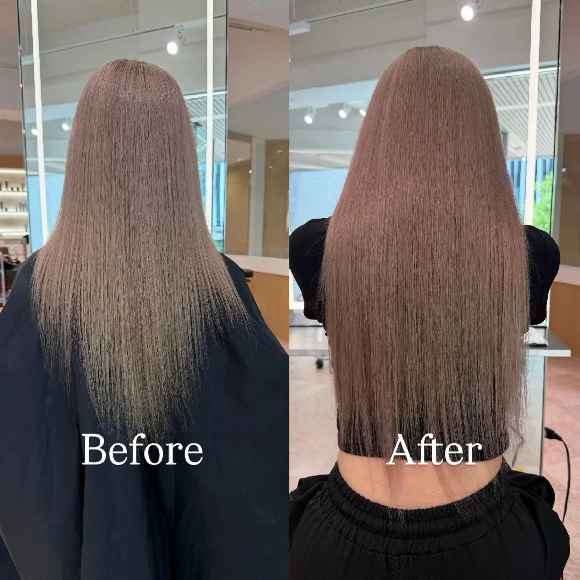 ロング カラー シールエクステ ハイトーンカラー エクステ ヘアカラー エクステ シールエクステ特化 ハイトーン、NANAのヘアスタイル