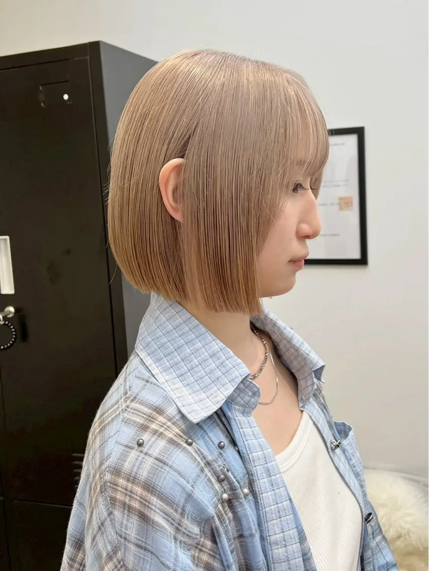 ミディアム ヘアカラー nanami lucktokyoのヘアスタイル