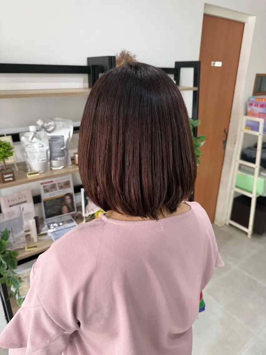 カラー 島 歩那のヘアスタイル