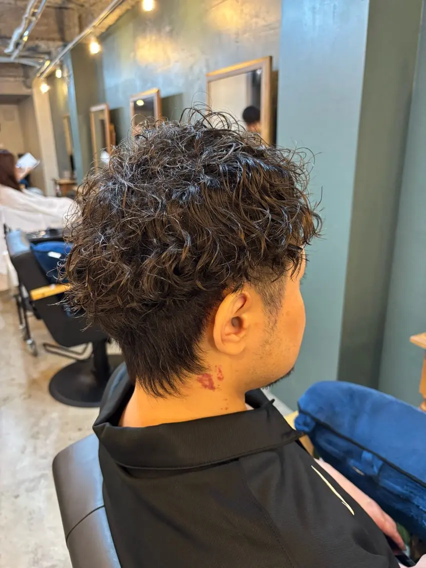 ショート カット ヘアカラー パーマ 長瀬祐貴 Re N/青物横丁のヘアスタイル