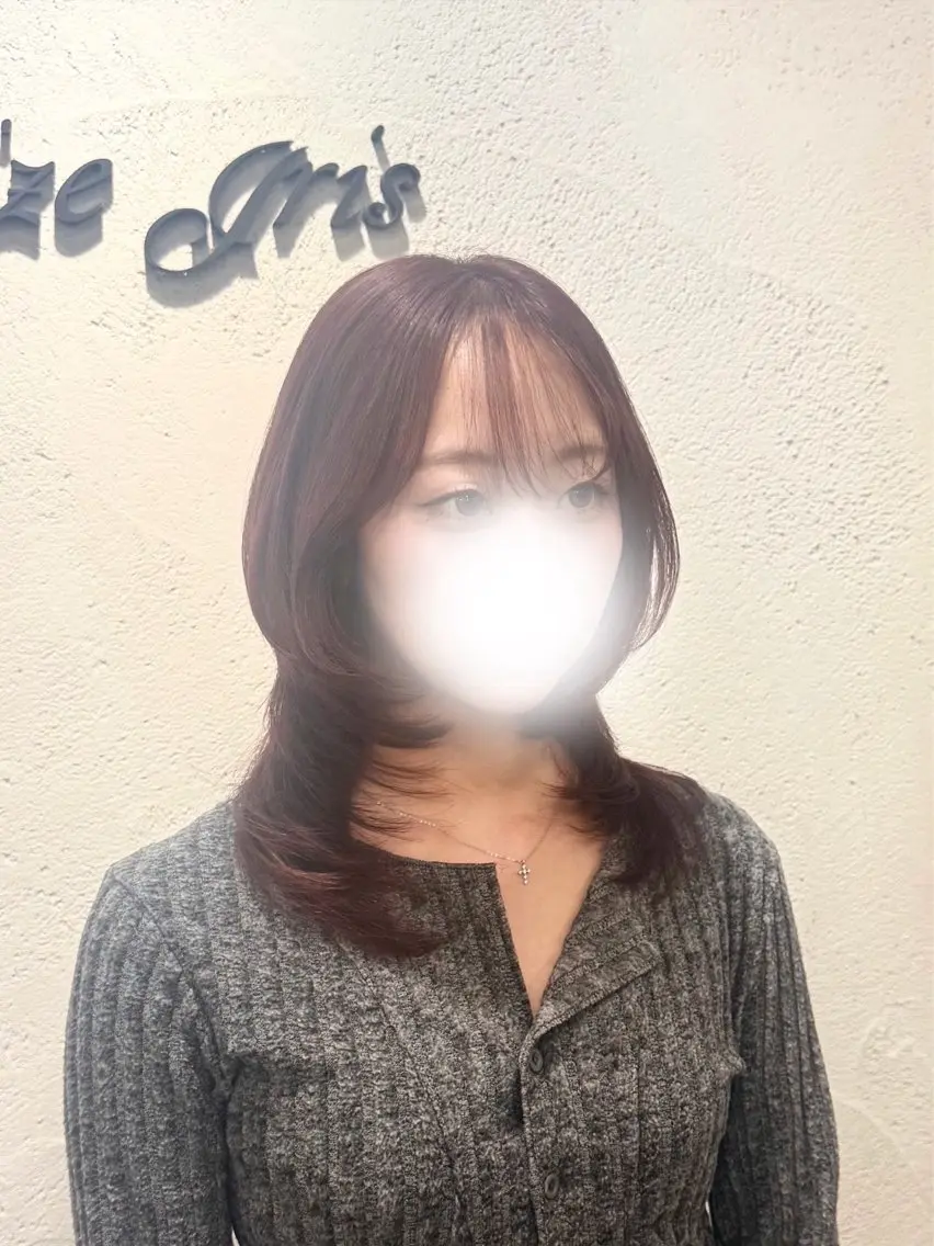 セミロング ハッシュカット ✂️カットモデル 募集💎NANA💎のヘアスタイル