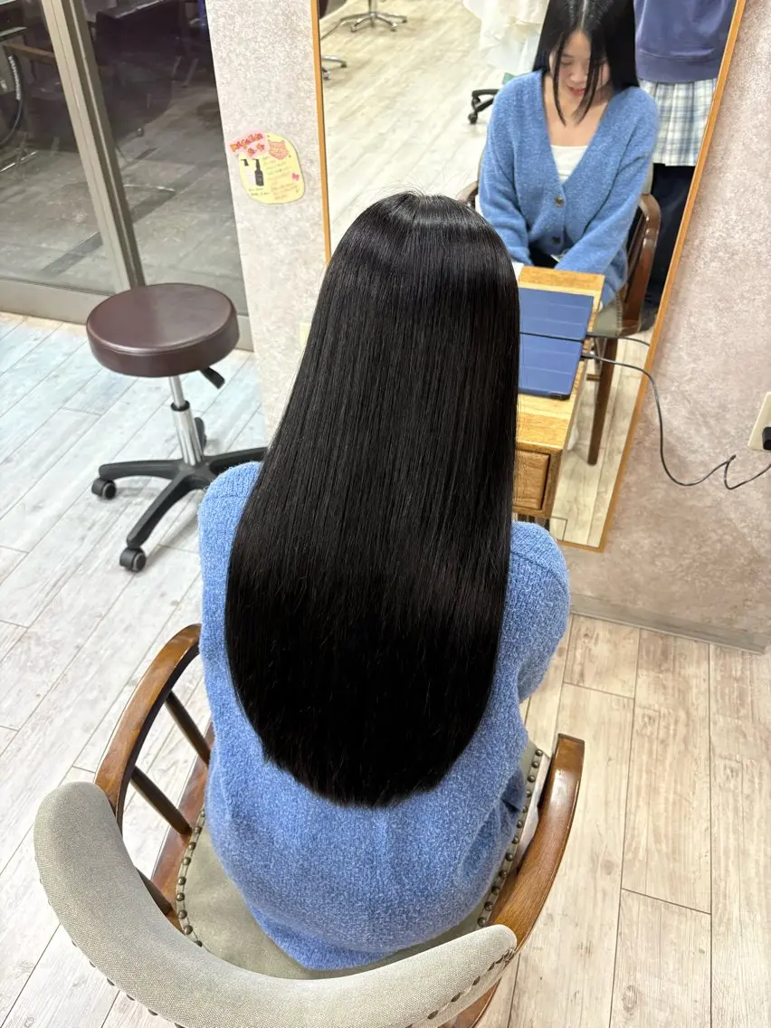 ロング カラー ヘアカラー なぎは/似合わせ・ ナチュラルカラーのヘアスタイル