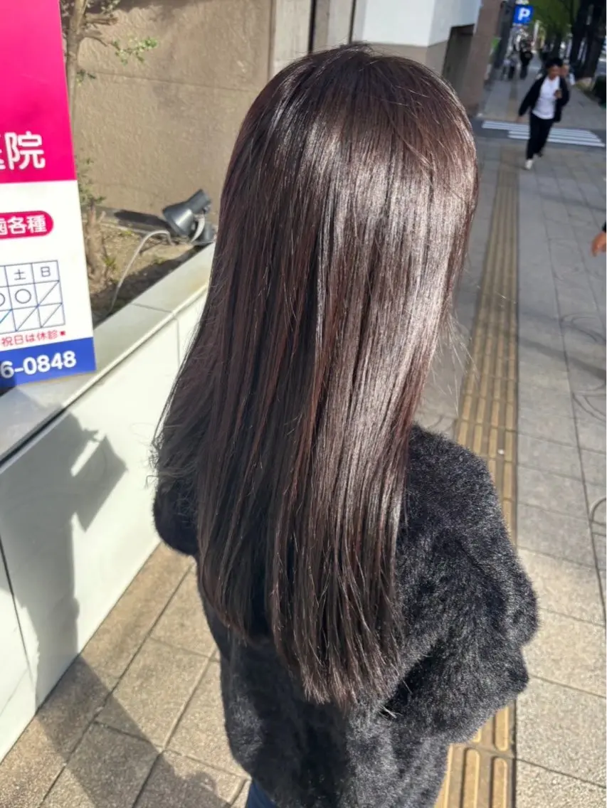 ロング カラー ブラウンカラー 透明感カラー 星 /メンズ専門のヘアスタイル