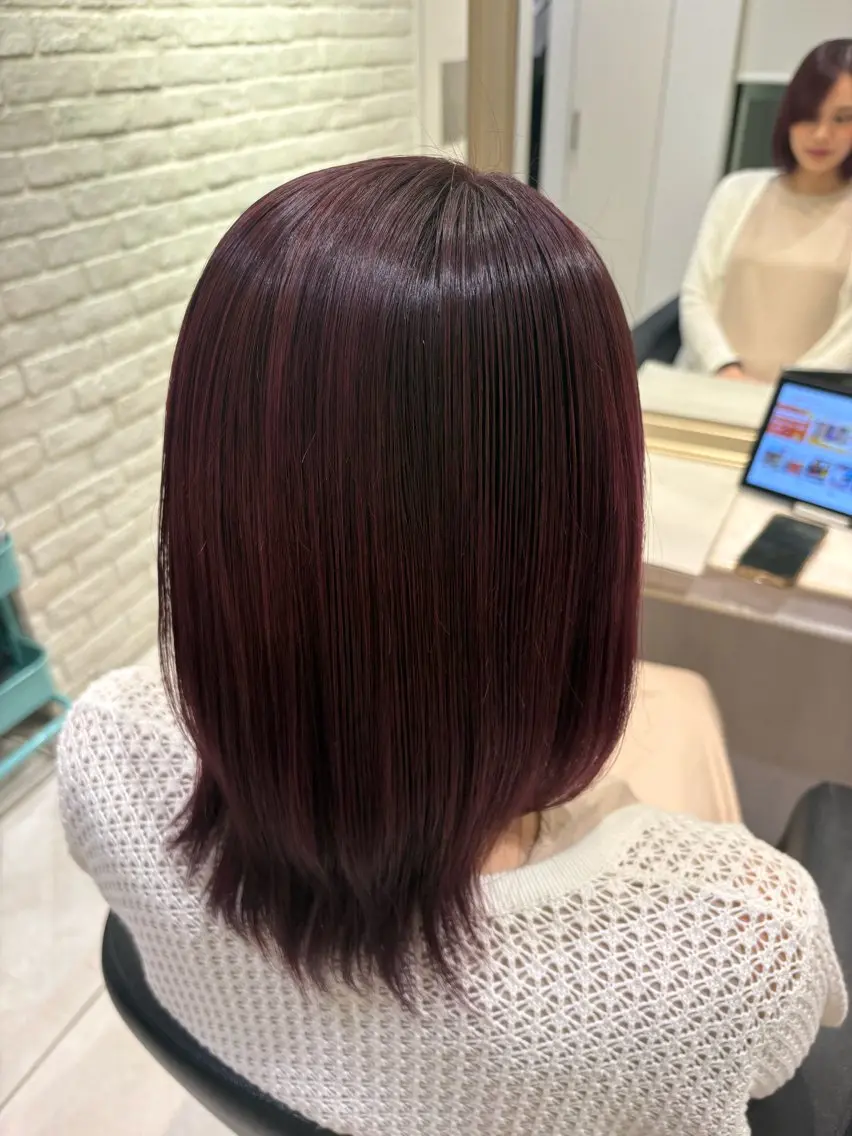 ミディアム カラー ブリーチ ブラウンカラー ピンクカラー ピンクブラウン ヘアカラー 透明感カラー💞🌈 上尾/Airaのヘアスタイル