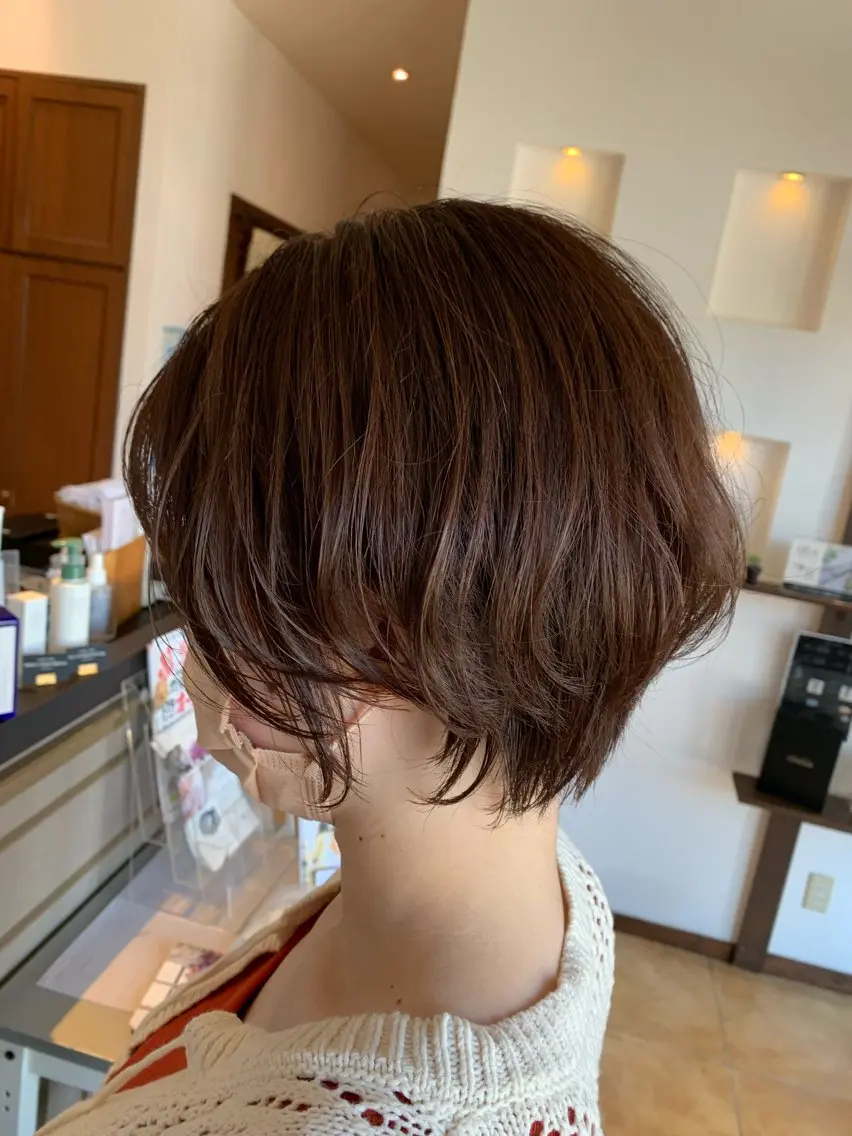 ショート カラー 林 修平のヘアスタイル