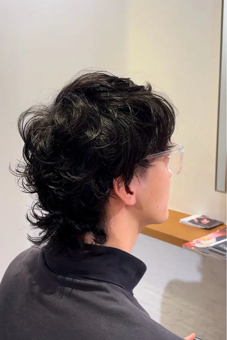 メンズカット＋パーマの写真