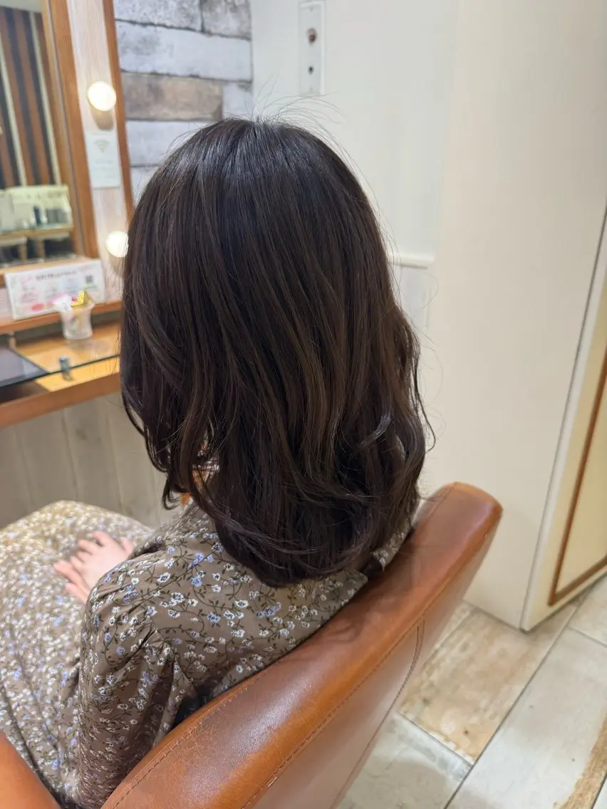 セミロング 栗原加奈🍏 モデル募集のヘアスタイル