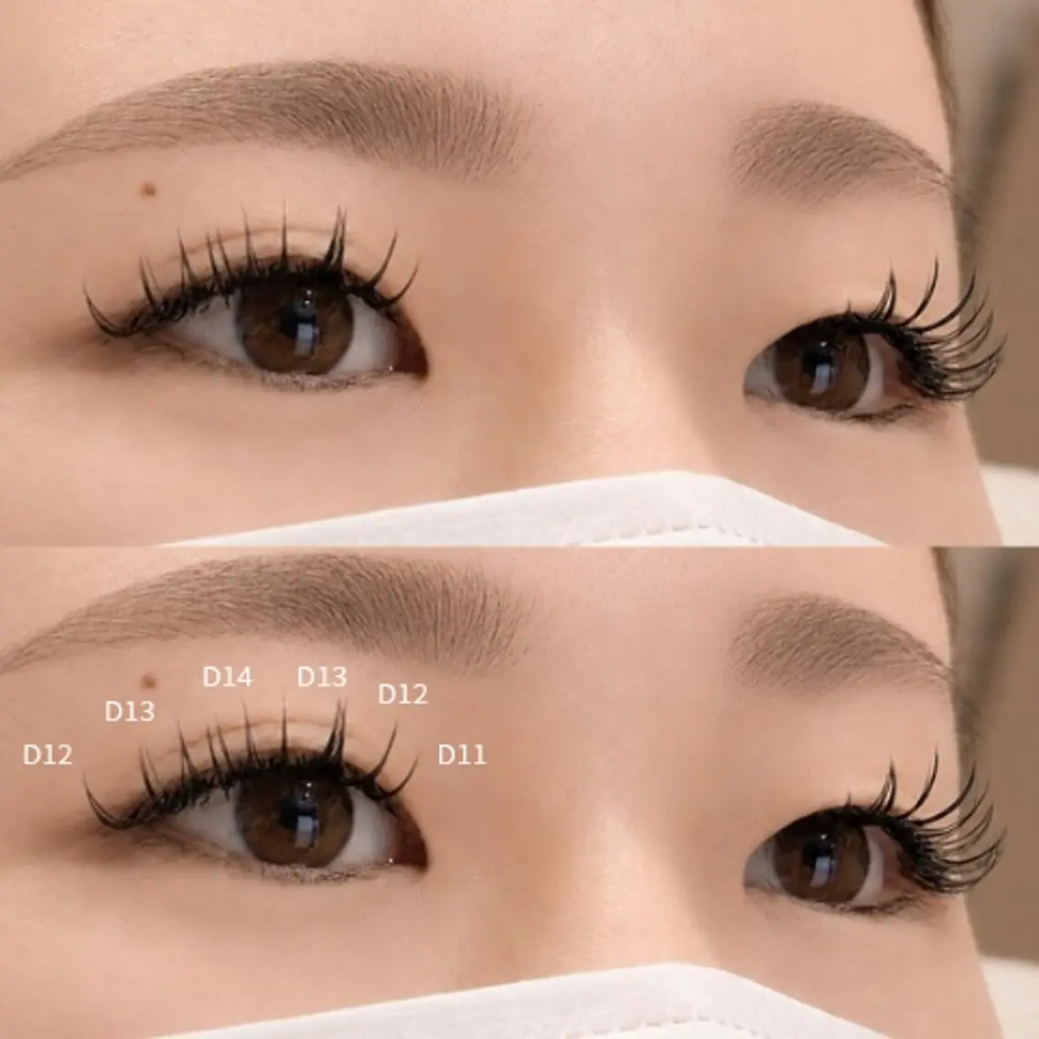 マツエク・マツパ バインドロック キュート Dカール Socheri eyelashのマツエク・マツパデザイン