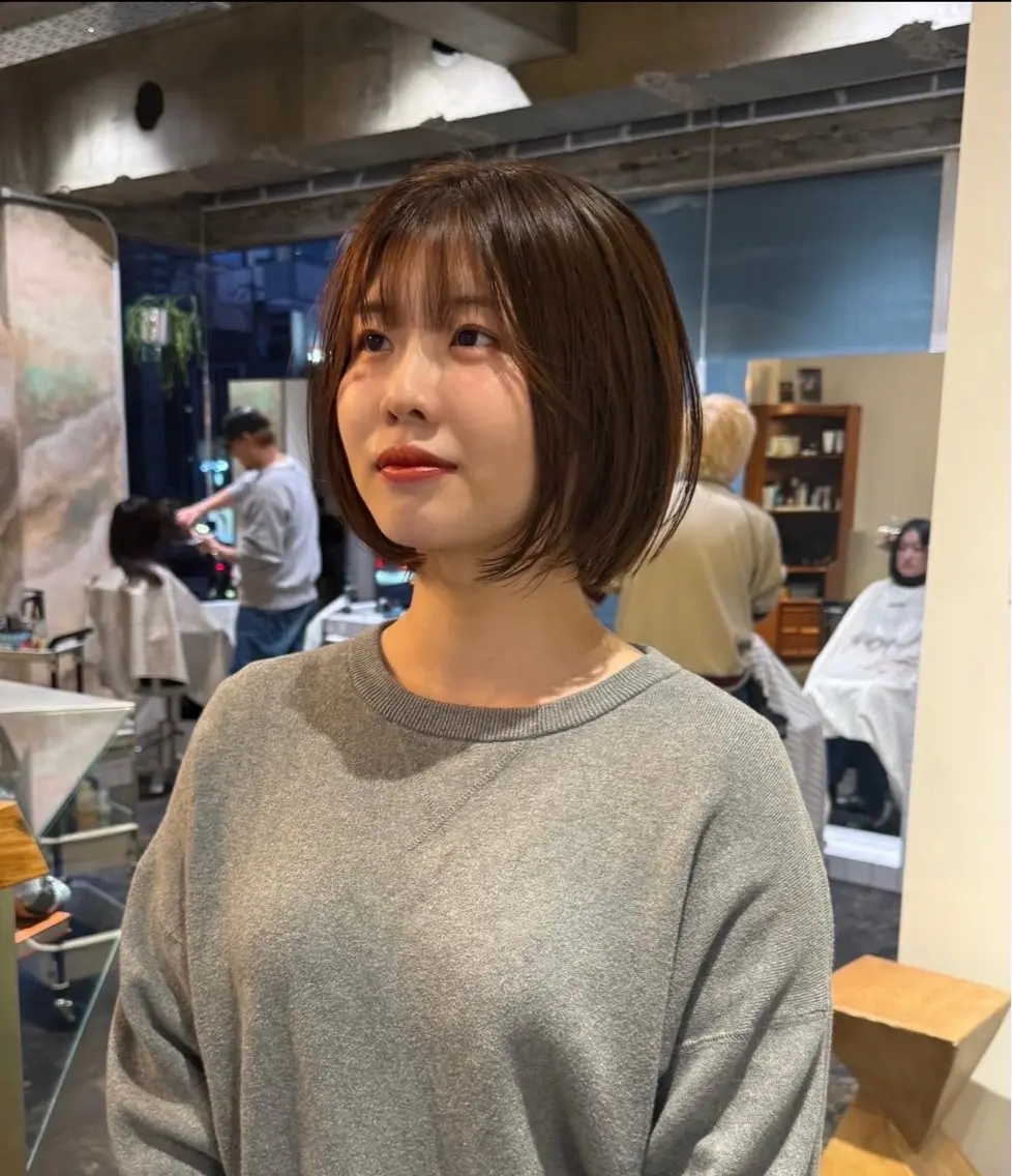 ショート カラー ヘアカラー トリートメント 池田 早希のヘアスタイル