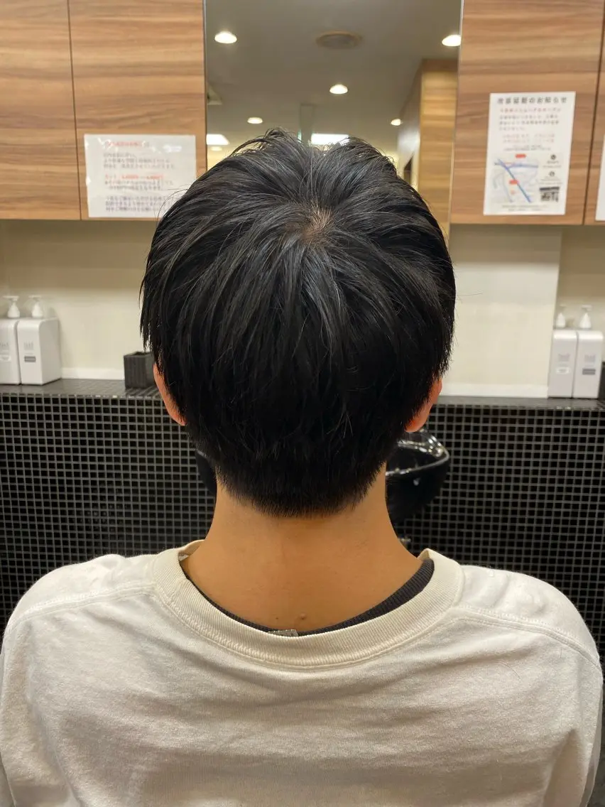 ショート メンズ メンズパーマモデル 大募集中のヘアスタイル