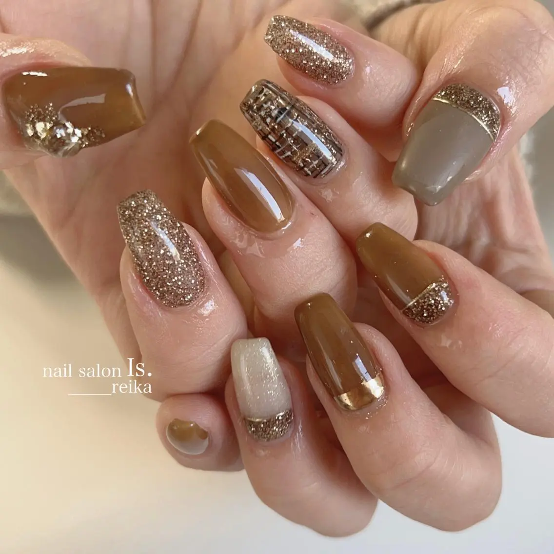 ネイル 持ち込み nail salon Is.  reikaのネイルデザイン
