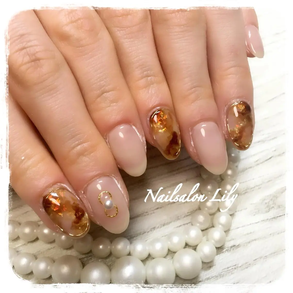 ネイル ハンドネイル Lily*nail 🌻Mii🌻のネイルデザイン