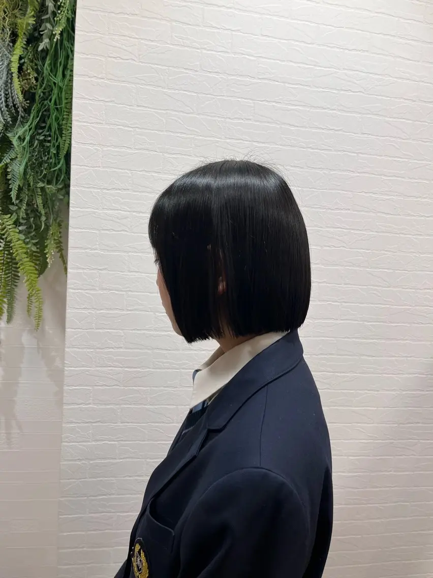 ショート 切りっぱなしボブ ボブ カット 竹口 莉央のヘアスタイル