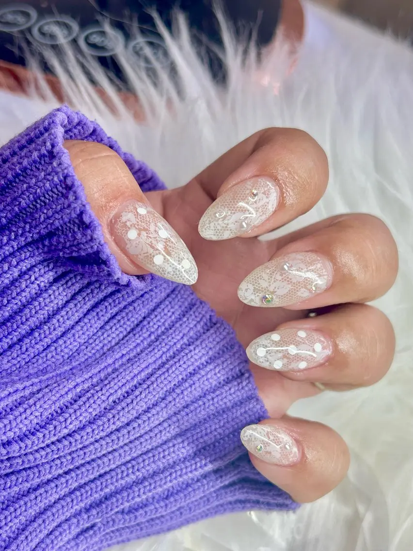 ネイル レース k.nail #ksmのネイルデザイン