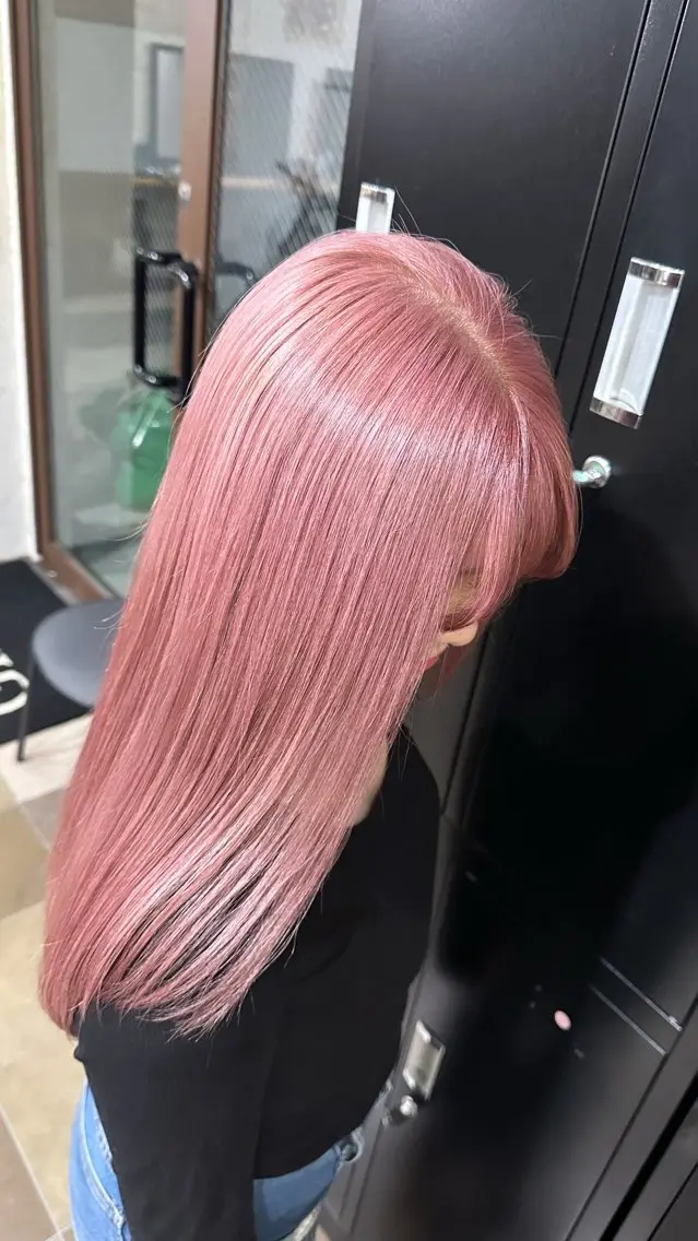 ロング カラー ベージュカラー ヘアカラー トリートメント 茉音 茉音のヘアスタイル