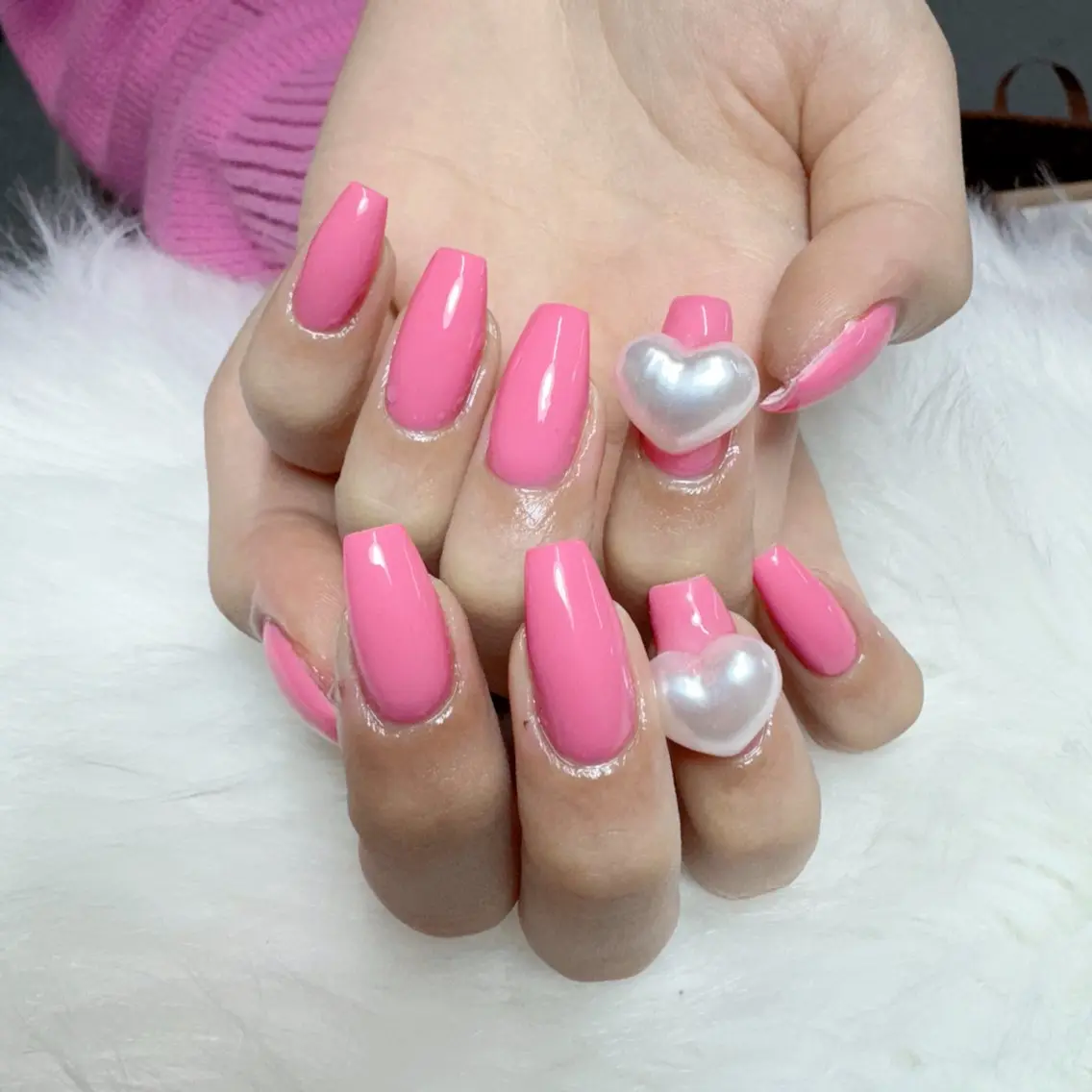 ネイル ハンドネイル 🎀nana🫧 ワンホンネイル🎀のネイルデザイン