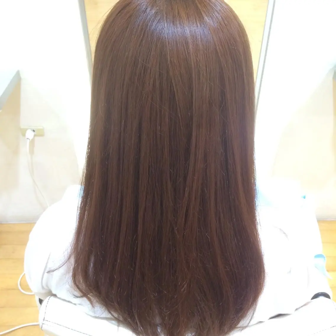 ミディアム セミロング ロング 縮毛矯正 タジマ ヤスヒサのヘアスタイル