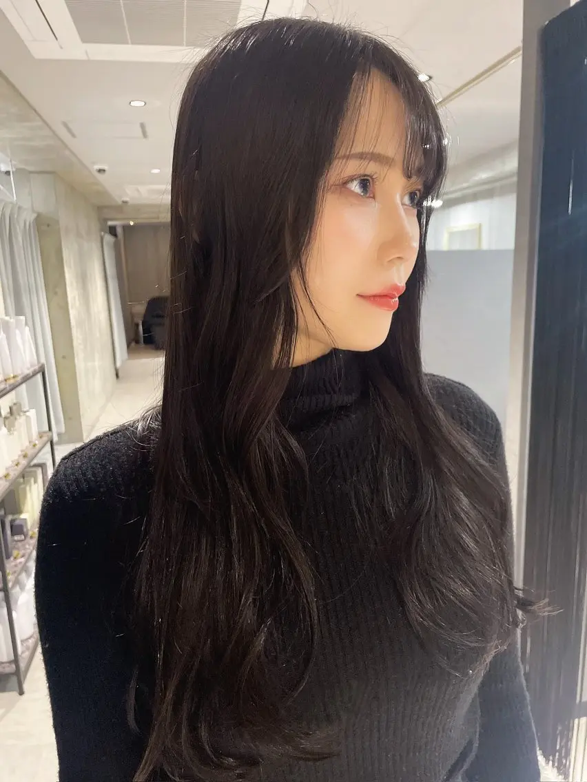 ロング ヘアカラー トリートメント 髪質改善/ツヤカラー shotaのヘアスタイル