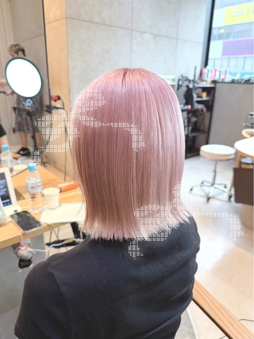 セミロング ヘアカラー 💫美髪矯正💫 yuriaのヘアスタイル
