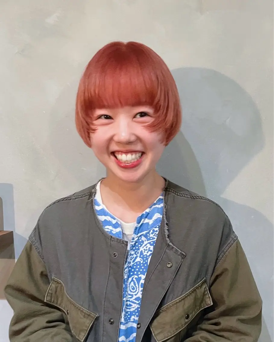ショート カット ヘアカラー トリートメント 小野 龍樹のヘアスタイル