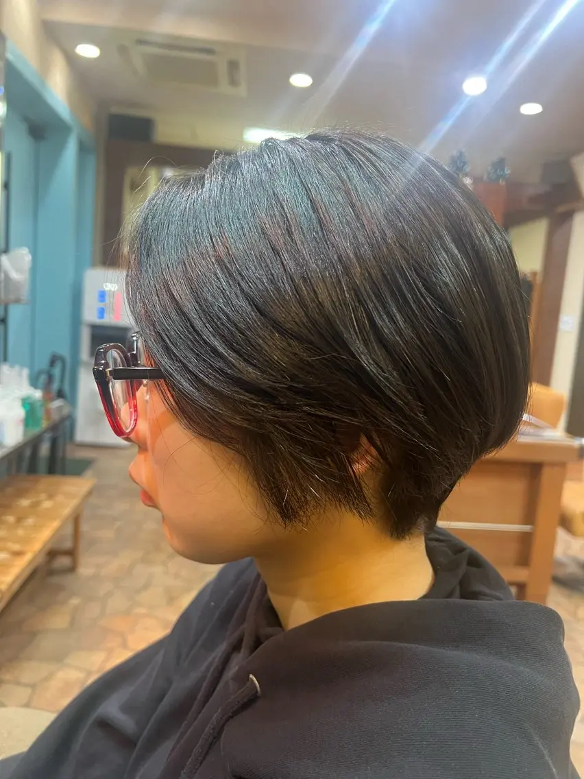 ショート カット トリートメント 奥田 勝亮のヘアスタイル