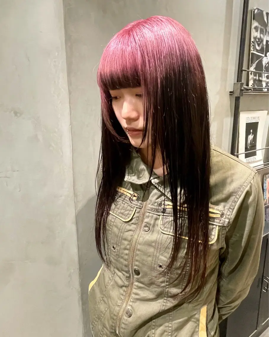 ロング カラー カット ヘアカラー トリートメント 優作 〜圧倒的信頼〜のヘアスタイル