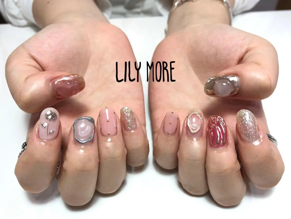 ネイル ニュアンスネイル Lily closetのネイルデザイン