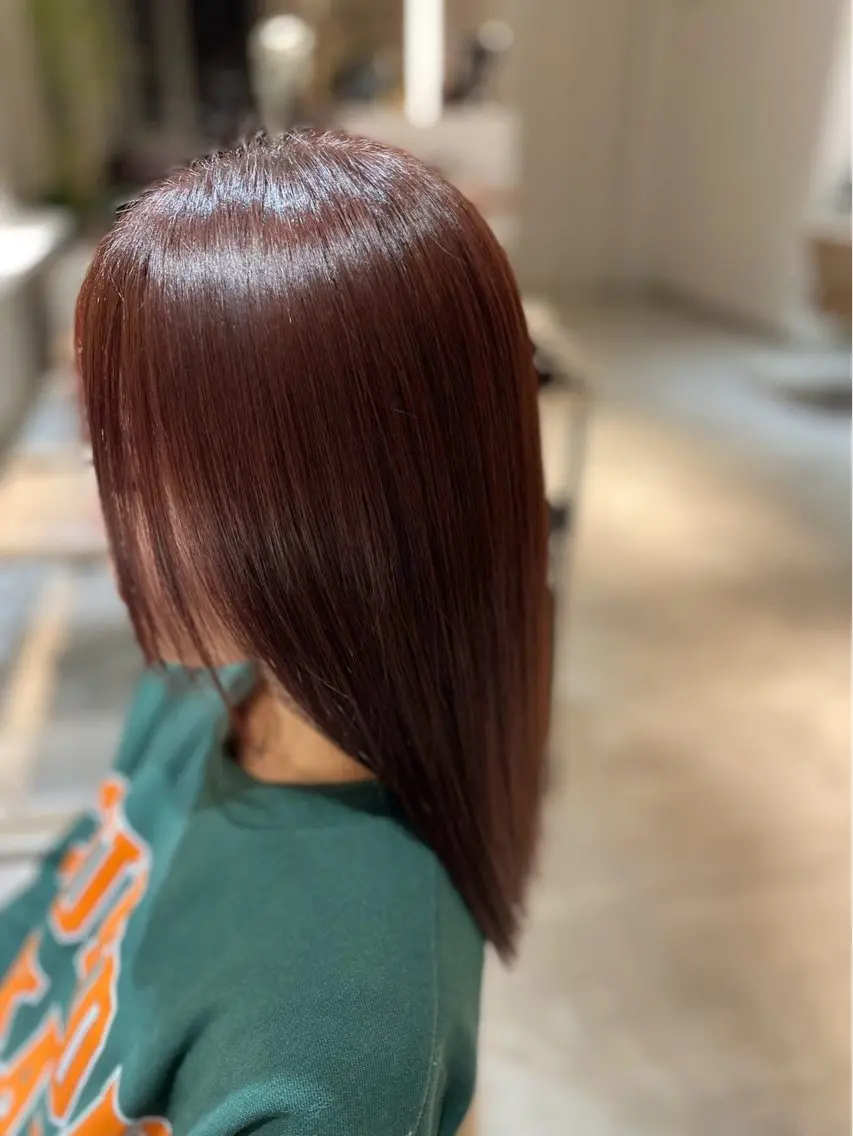 ロング レディースカット モデル募集中/田中楓のヘアスタイル