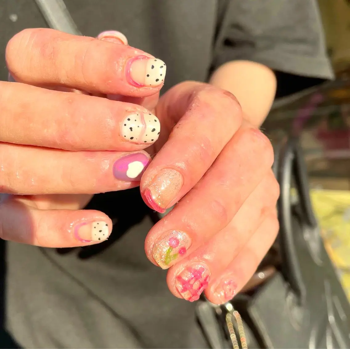 ネイル ハンドネイル 新井 ひなののネイルデザイン