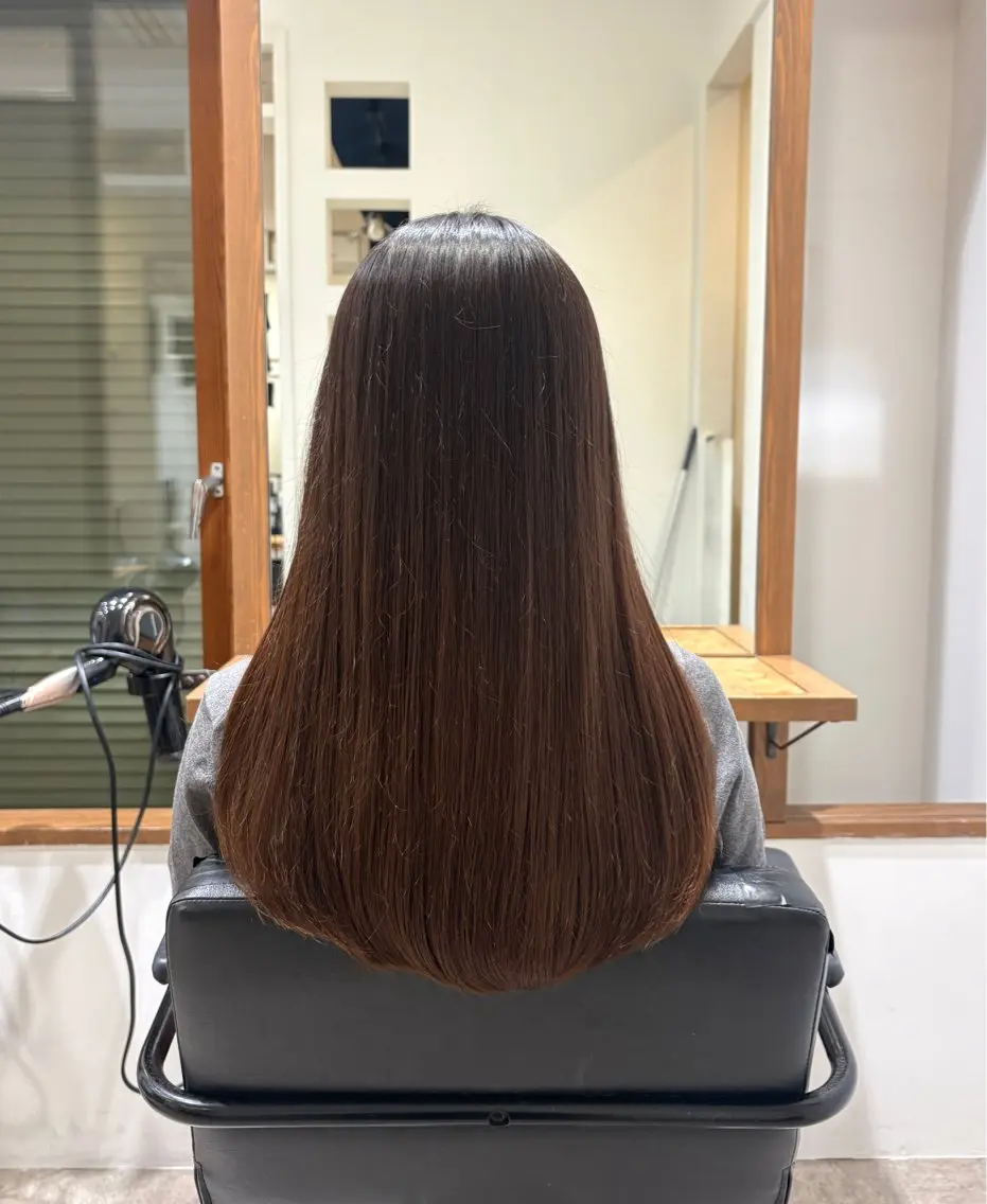 ロング トリートメント トリートメント ✨透明感カラー✨ suzuka🫧のヘアスタイル