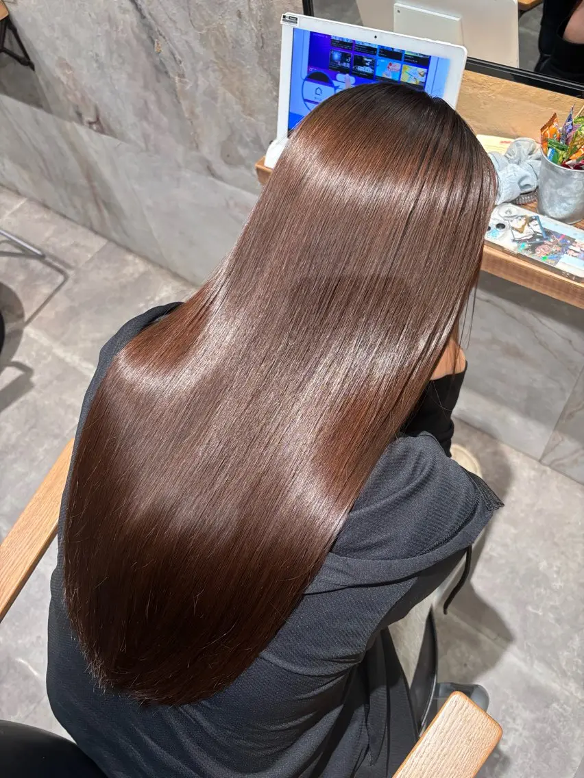 カット✂️➕縮毛矯正(全頭orリタッチ)の写真