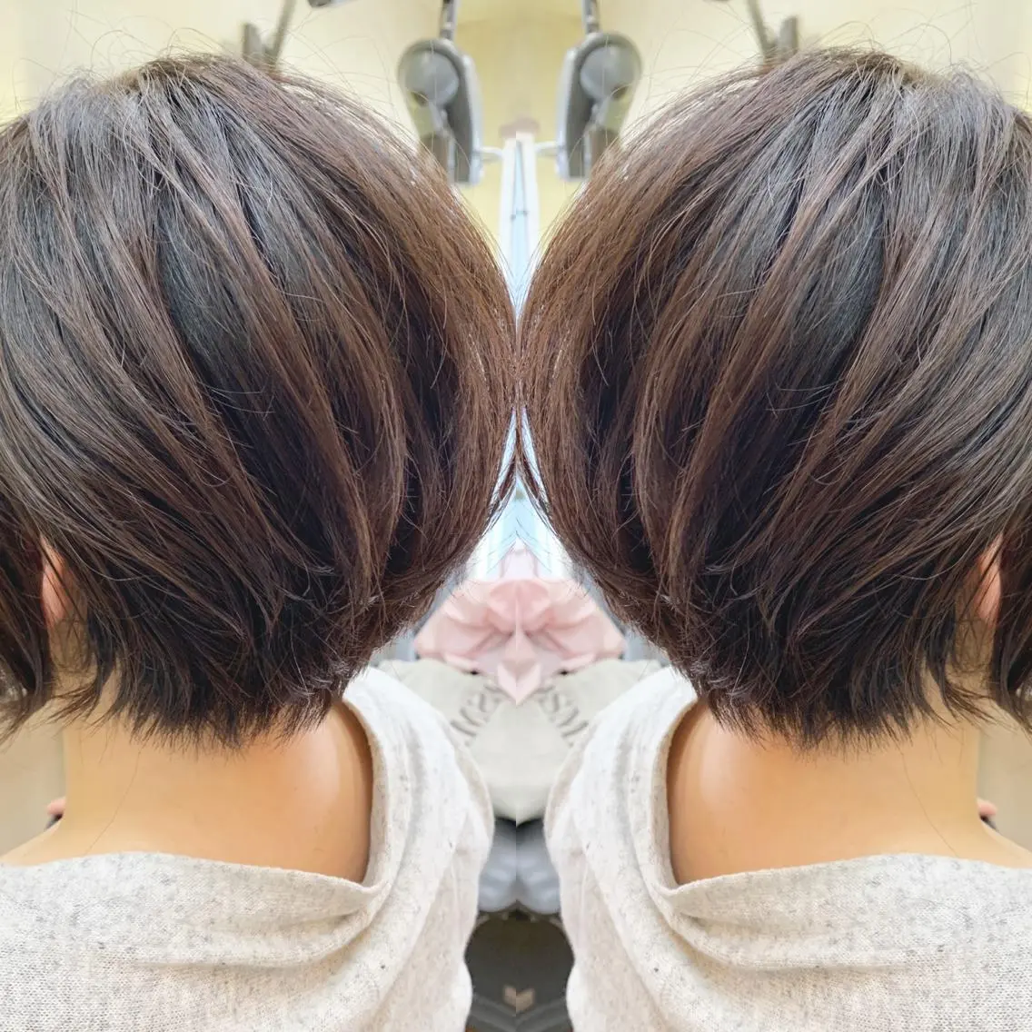 ショート 前下がりボブ ボブ カット H (エイチ) 烏丸御池店のヘアスタイル