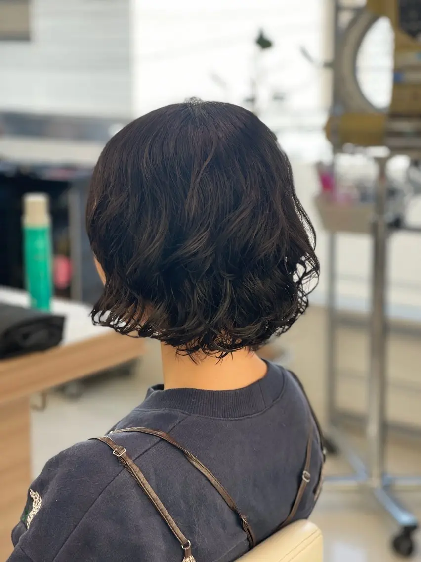 ショート ショートボブ ボブ ショートヘア 藤原 亜美🤍のヘアスタイル