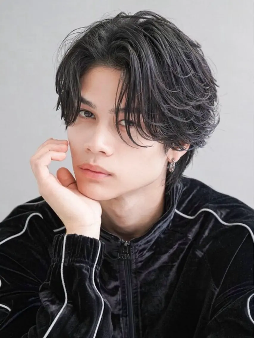 【自然な流れ感ほしい人必見👀】カット+ニュアンスパーマの写真