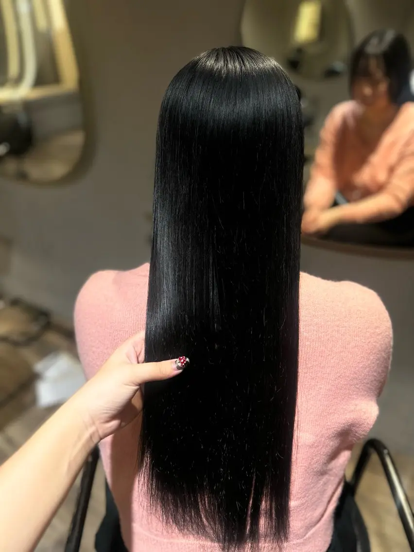 👼🏻【朝ラク】酸性ストレート+カット🤍の写真