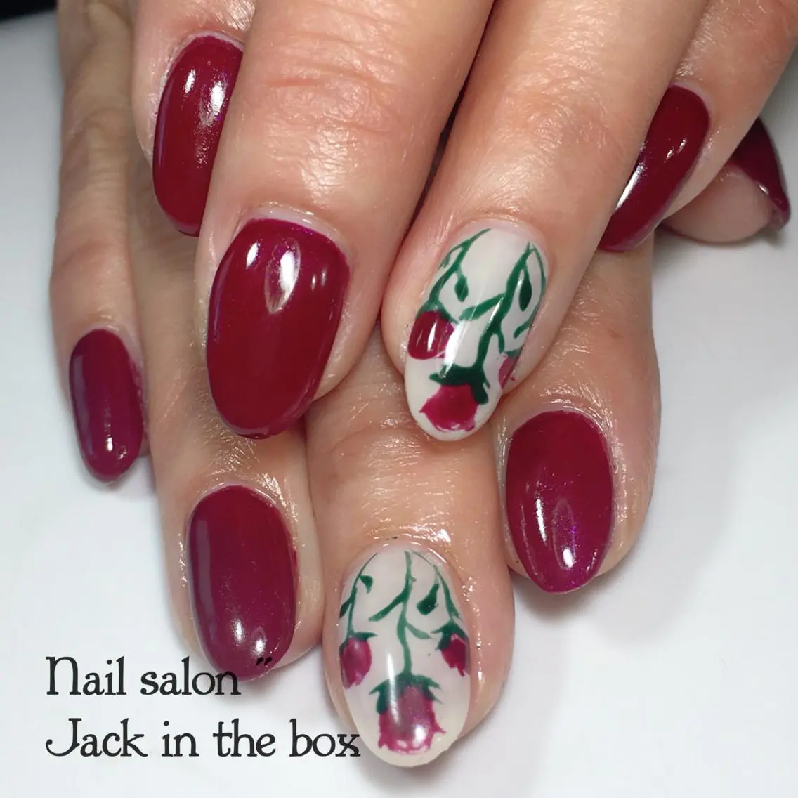 ネイル アートネイル フラワーネイル Jack in the boxのネイルデザイン