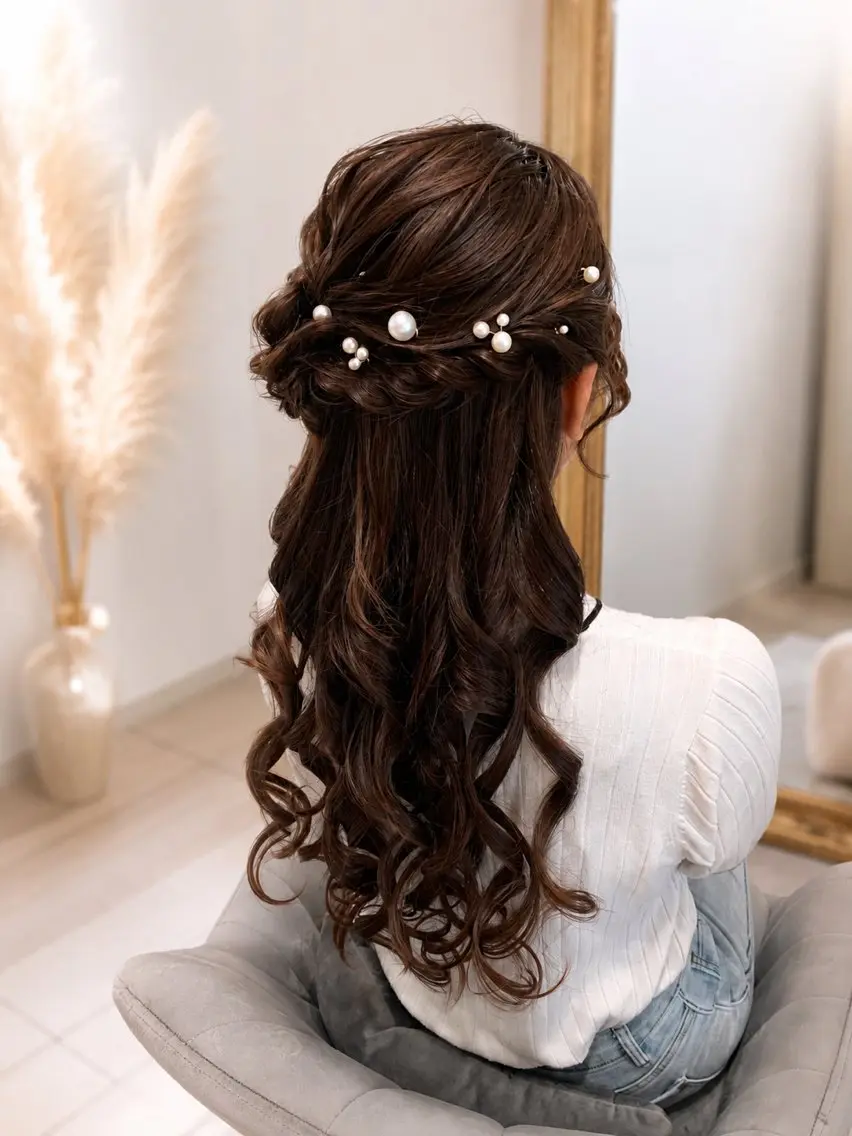 ヘアアレンジ ヘアセット 鷲見 望のヘアスタイル