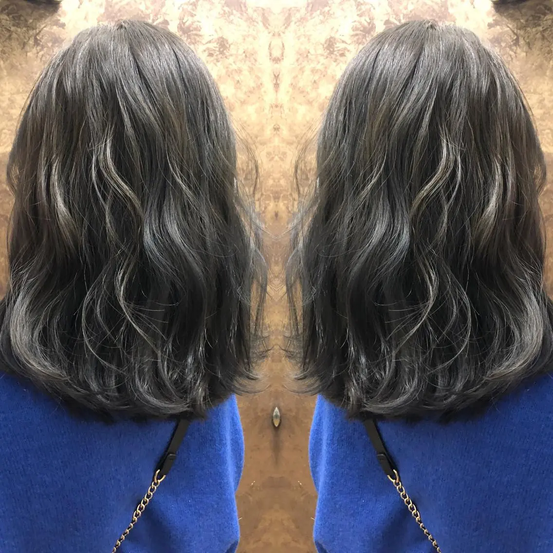 ミディアム カラー ヘアカラー トリートメント ♡美髪•艶髪♡砂川 なつきのヘアスタイル