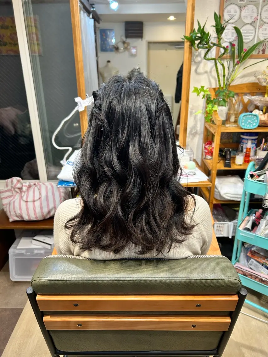 ヘアアレンジ ヘアカラー ヘアセット HempBeauty 浅野アサミのヘアスタイル