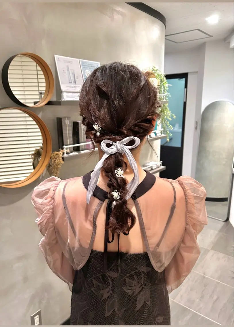 ロング ヘアアレンジ タナカ カナ🫧のヘアスタイル